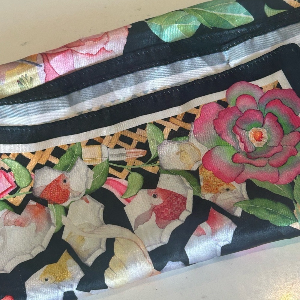 Sephora Wrapper Tropical Birds of Paradise Pink Black Gold - Picture 8 of 12